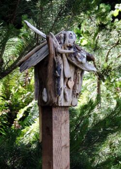 Driftwood Birdhouse custom made by Dean Shrock