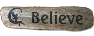 Believe - Driftwood Signs by Shelly Shrock